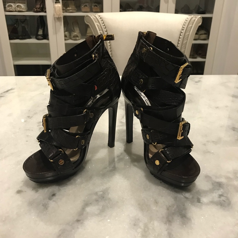 Michael Kors Runway Caged Heels